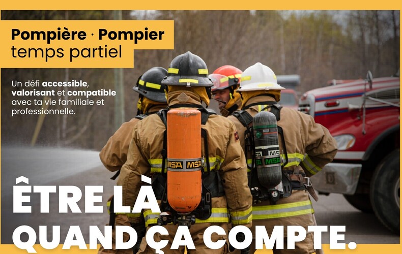 Campagne de recrutement pompiers-pompières